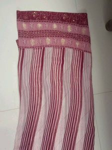 Elegant Striped Saree
