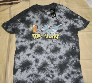 H&M Tom and Jerry Tie-Dye T-Shirt