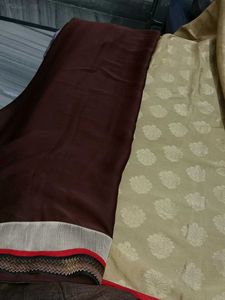 Beautiful Saree With Stitched Blouse
