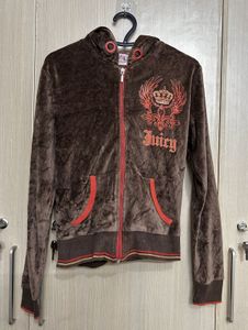 Juicy Couture Velour Zip-Up Hoodie