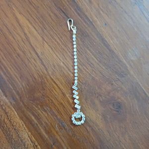 Elegant Diamond Lookalike Maang Tikka