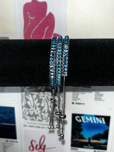 Elegant Blue Stone Bracelet