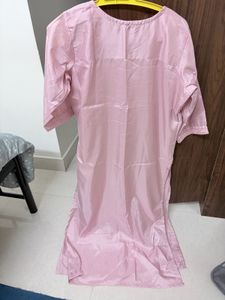 Elegant Pink Embroidered Kurta Set