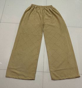 Wide Leg Patterned Pants