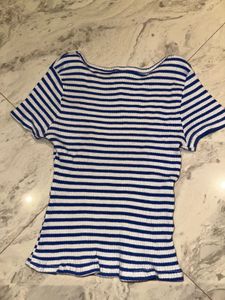 Striped Ribbed Knit Top