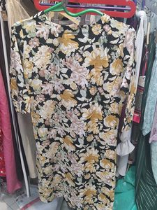 Floral Print Button-Down Dress