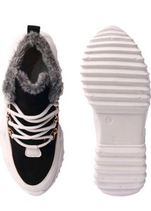Price Drop✨Longwalk Zig Zag Chunky Style Fur Boots