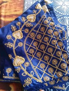 Silk Embroidery Work Blouse