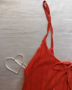 Knit Crop Cami Top