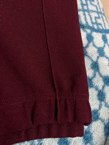 Maroon  Trousers