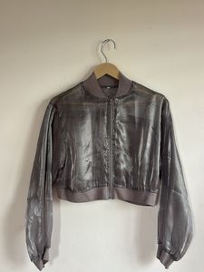 Sheer Bomber Jacket