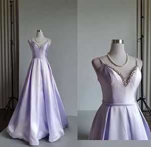 Elegant Lilac Evening Gown