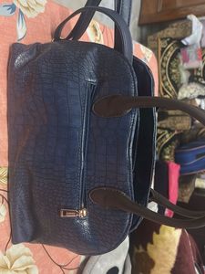 Stylish Blue Handbag