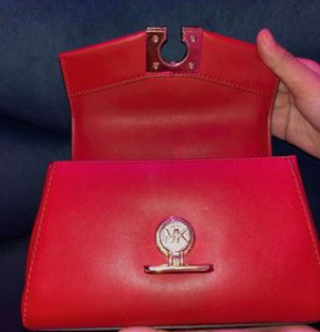 Michael Kors Red Chain Bag with E Bill
