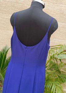 Elegant Blue Maxi Dress
