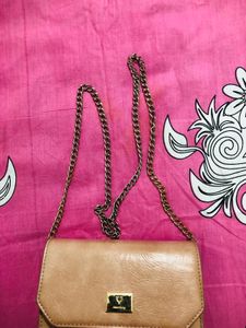 Allen Solly Nude Bag