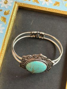 Bohemian Turquoise Cuff Bracelet