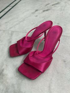 Hot Pink Heeled Sandals