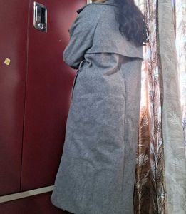 Long Grey Trench Coat
