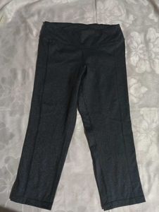 Gray Workout Capris