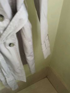 Classic Light Grey Trench Coat