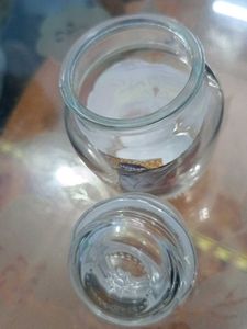 Glass Jar contener with Lid
