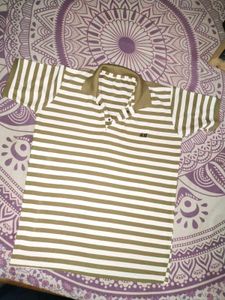 Men's Striped Polo T-Shirt