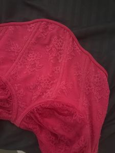 SALE‼️Elegant Lace Corset Top pink -korean brand