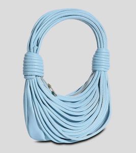 Chic Light Blue Shoulder Bag