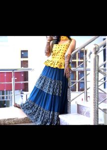 Ethnic Skirt & Top Set