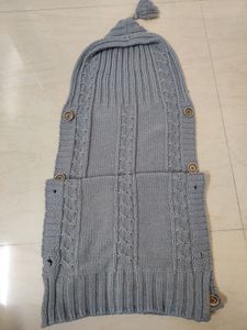 Gray Knit Baby Sleeping Bag ( Imported From USA)