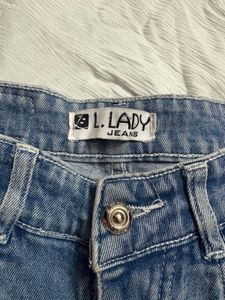 Cute Butterfly Embroidered Jeans