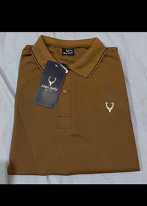 Allen Solly Brown Polo T-Shirt newwdtag