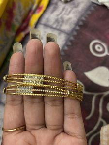 brand new bangles gold look