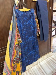Pakistani heavy boat neck suit