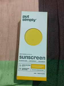 Put Simply Sunscreen SPF 50+