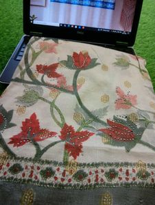 Embroidered Floral Suit
