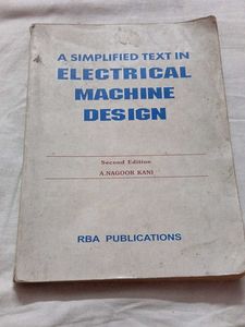 Electrical Machine Design Book