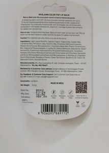 Myglamm Lipbalm Brand New (Berry)