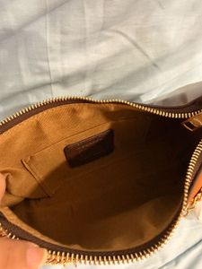 Coach Brown Suede Shoulder Bag