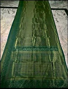 sea green Bridal tissue saree