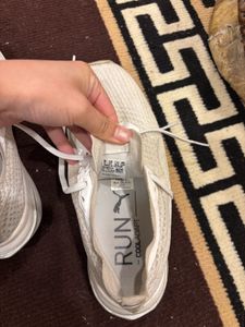 Puma White Running Shoes