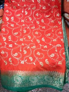 Banarasi Silk  Saari With Blouse