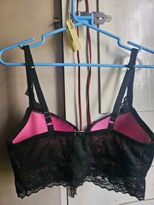 Victoria's Secret Push up Black Lace Bralette