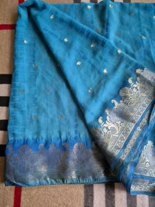 Blue Banarasi  Saree