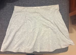 Gray A-Line Skirt