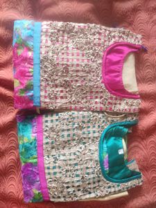 Floral Print Indian Dress Set