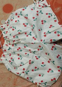 Cute Cherry Print Shorts