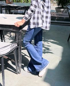 Flared Denim Jeans