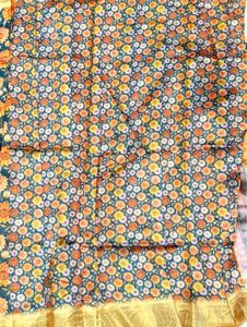 brand new Vibrant saree with blouse piece